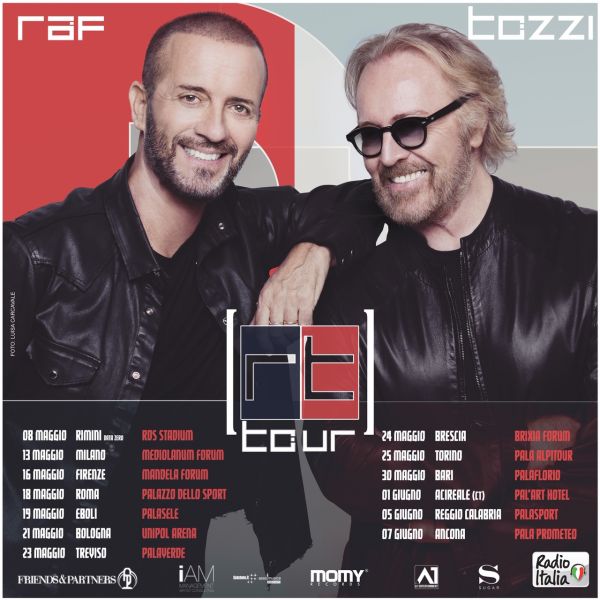 Rinviato al 5 giugno il concerto di Tozzi e Raf a reggio Calabria