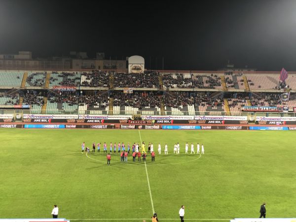 CATANIA - REGGINA 1-0: Amaranto sconfitti di misura a Catania