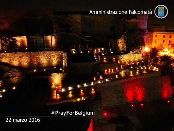 Comune di Reggio Calabria, colori del Belgio nel castello Aragonese