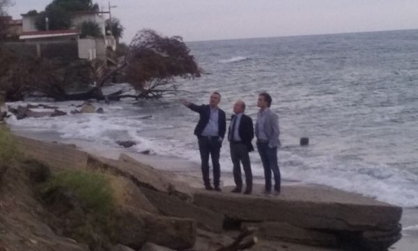 Comune di Reggio Calabria, erosione costiera estrema periferia sud