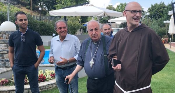 Reggina 1914, don Nunnari in visita