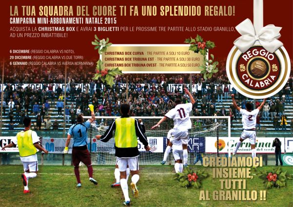 ASD Reggio Calabria: presentato il "Christmas Box"
