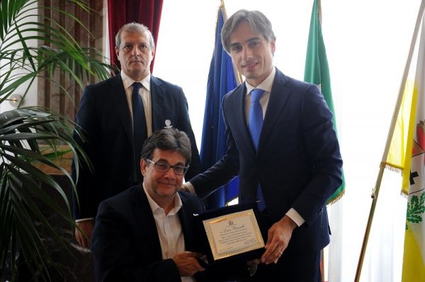 Città Metropolitana, cerimonia ufficiale per l'incontro tra Falcomatà e Pancalli
