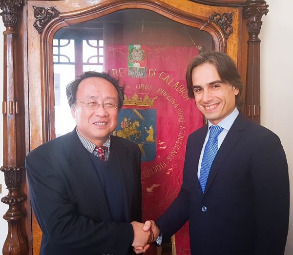 Comune di Reggio Calabria, Sindaco incontra il Professor Yan Xiao
