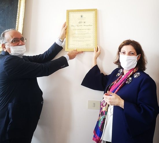 Grande Ospedale Metropolitano, consegnato il San Giorgio d'Oro