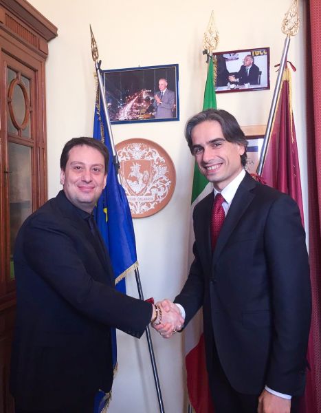 Reggina: a Palazzo San Giorgio, incontro tra Gallo e il Sindaco Falcomatà