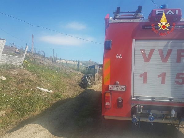 Vigili del Fuoco Sellia Marina, incidente a Botricello